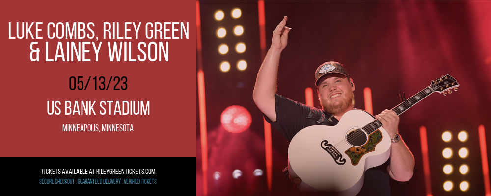 Luke Combs, Riley Green & Lainey Wilson at Riley Green Tickets